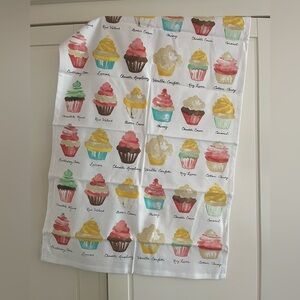 Sur La Table Cupcake Tea Towel - NWT
